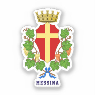 Sticker Blason de Messine, Sicile