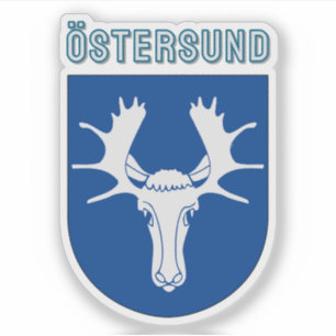 Sticker Blason d'Östersund - Suède