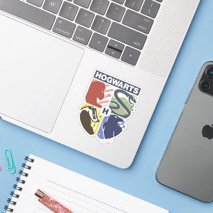 Sticker Blason timbré vintage HOGWARTS™