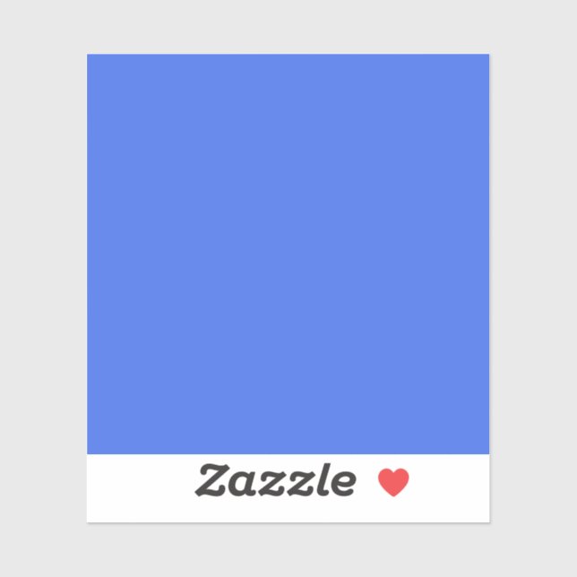 Sticker Bleu (couleur solide) (Feuille)