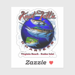 Sticker Bleu Marlin Rip Art logo