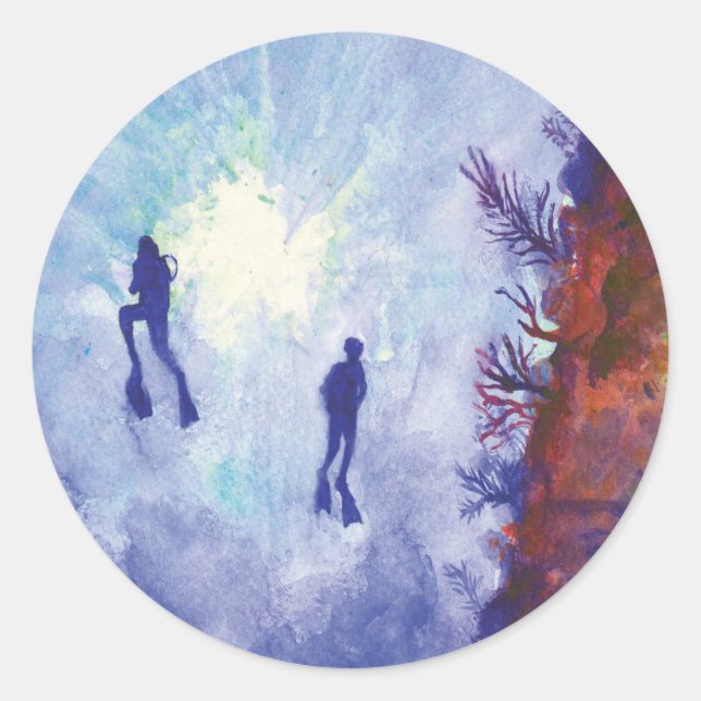 Sticker bleu Romance (Devant)