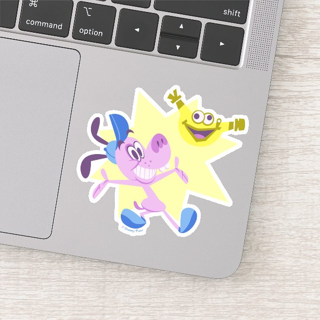 Sticker Bloofy et Pouchy (Détail)