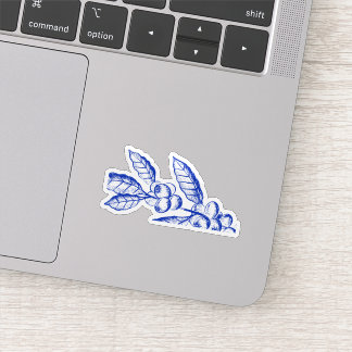 Sticker Blue Foilage