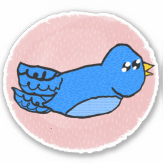 Sticker Bluebird