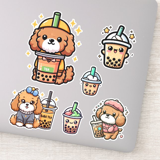 Sticker Boba Cavoodle (Détail)