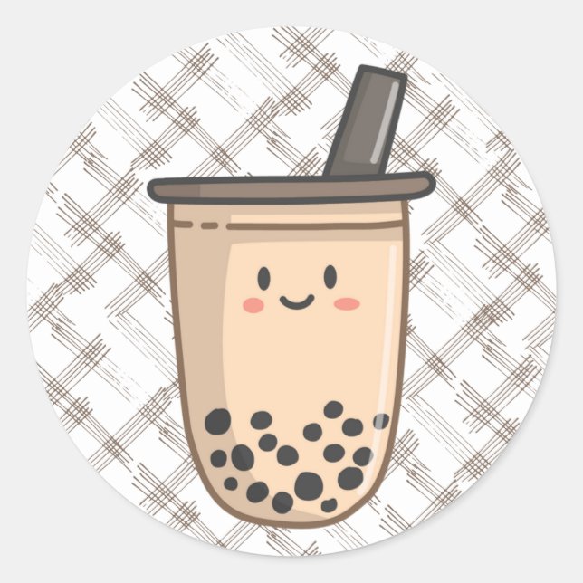 Sticker Boba-Tea (Devant)