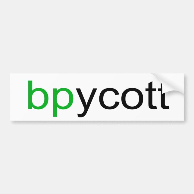 Sticker Bocott BP Bumper (Devant)