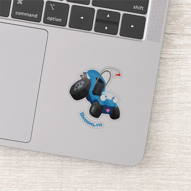 Sticker Boggy dune mignonne hors route (Détail)