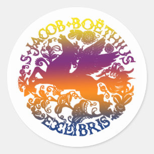 Sticker boîte à cheval ailé