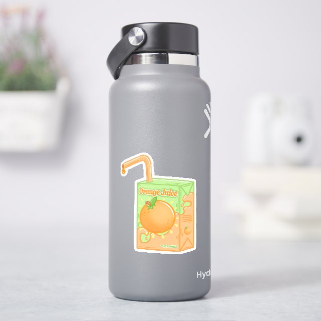 Sticker Boîte à jus d'orange (HydroFlask)