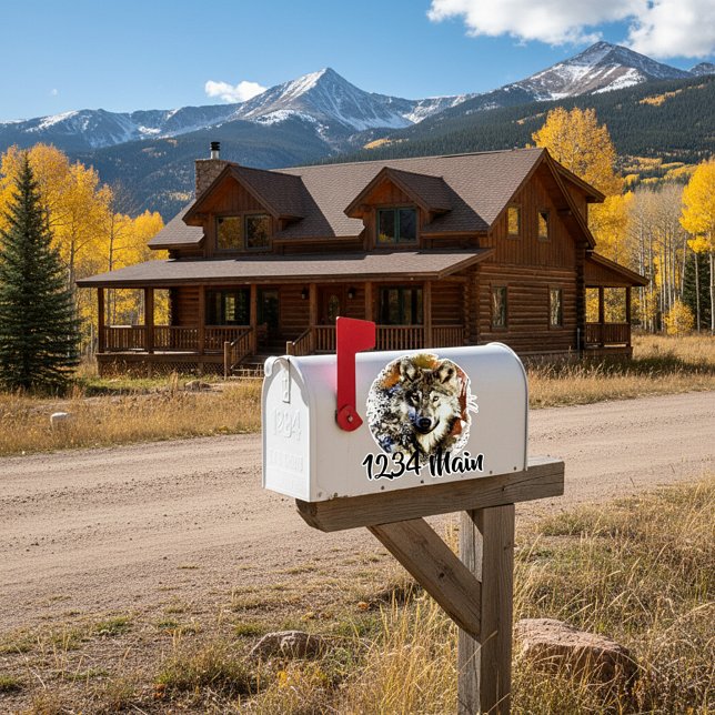 Sticker Boîte aux lettres Wolf (Créateur téléchargé)