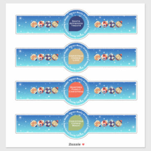 Sticker Boîtes de vacances à découper sur mesure, sceaux d