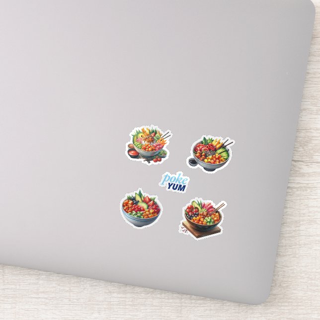 Sticker Bol Poké (Détail)