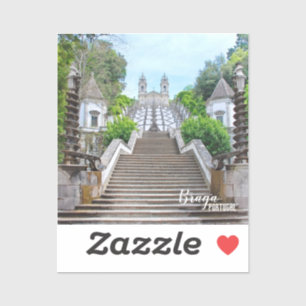 Sticker Bom Jesus de Braga Sanctuaire catholique, Portugal