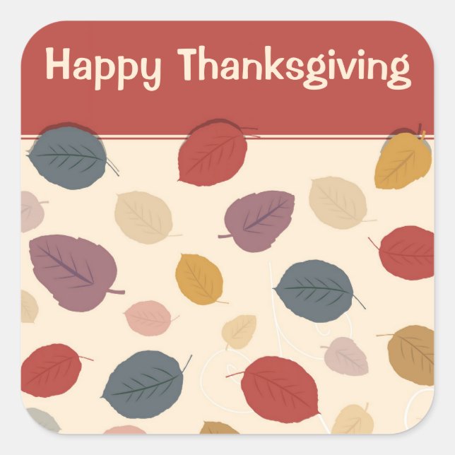 Sticker bon thanksgiving (Devant)