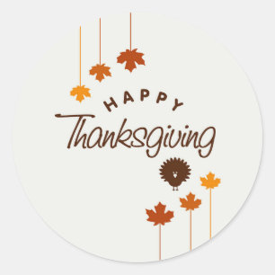 Sticker bon thanksgiving