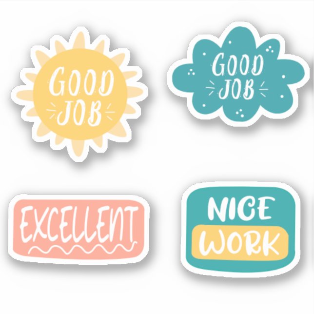 Sticker Bon travail (Devant)