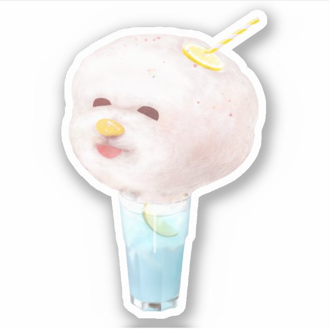 Sticker Bonbons en coton (Devant)