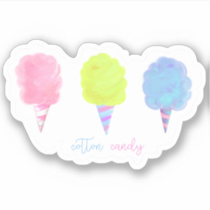 Sticker Bonbons en coton, Dessert, Traitements, Bonbons en