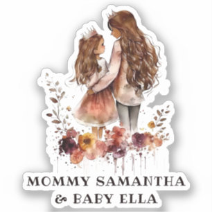 Sticker Bond adorable maman et fille (10)