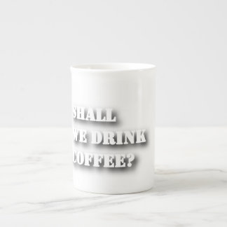 Sticker Bone China Mug