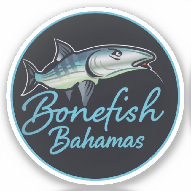 Sticker bonefish bahamas fishing (Recto)