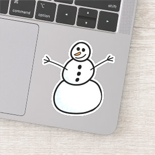 Sticker Bonhomme de neige