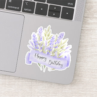 Sticker Bonne autocollante d'anniversaire