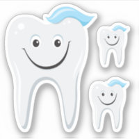 Bonne dent avec dentifrice
