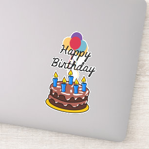 Sticker Bonne fête d'anniversaire