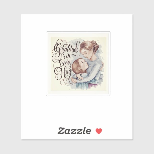 Sticker Bonne fête des mères (Feuille)