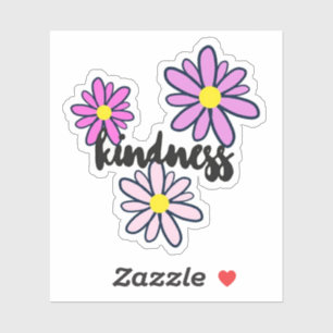 Sticker Bonté marguerite rose