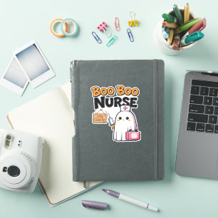 Sticker Boo Boo Infirmière En Service Classique T-Shirt