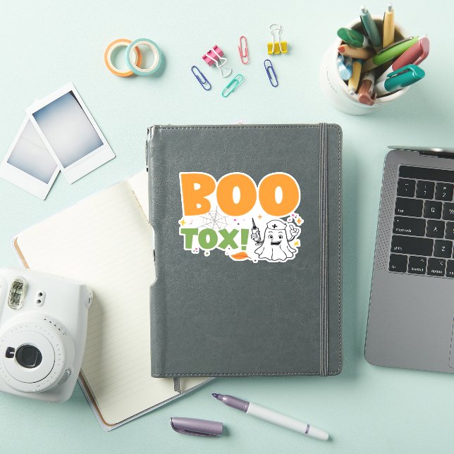 Sticker BOO Tox Injecteur Injecteur Remplissant Botox Dysp (Couverture iPad)