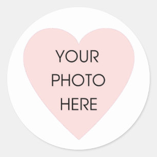 Sticker Bordure Coeur Blanc