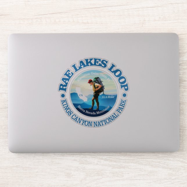 Sticker Boucle Rae Lakes (C) (Ordinateur)
