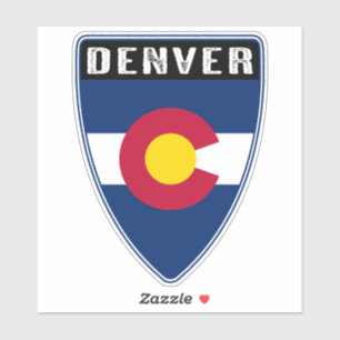 Sticker Bouclier Denver Colorado
