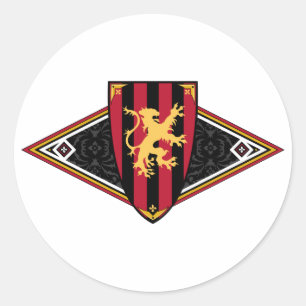 Sticker Bouclier Médiéval