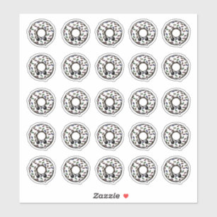 Sticker Bouillie de chocolat avec glaçage et arrosage