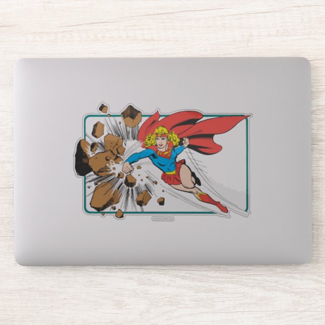 Sticker Boulder de Supergirl (Ordinateur)