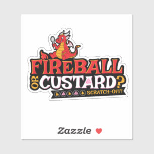 Sticker Boule de feu ou crème anglaise ? Dungeon Crawler