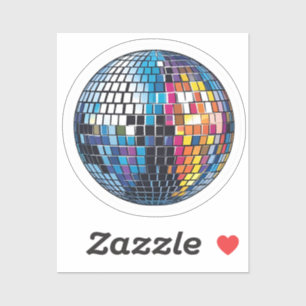 Sticker boule disco