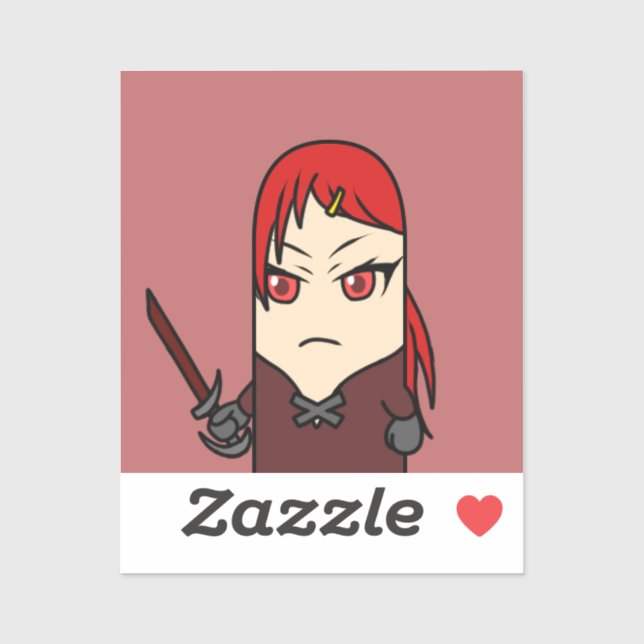 Sticker bouman1006 YAOYOROZU HEROs　村娘の火短剣使いジュイル (Feuille)