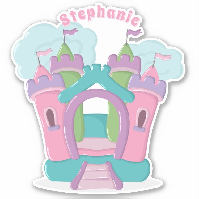 Sticker Bounce House Party (Devant)
