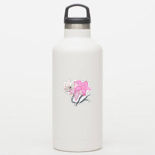 Sticker Bouquet de fleurs croisées roses