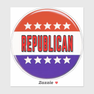 Sticker Bouton républicain
