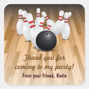 Sticker Bowl a Strike Merci Bowling