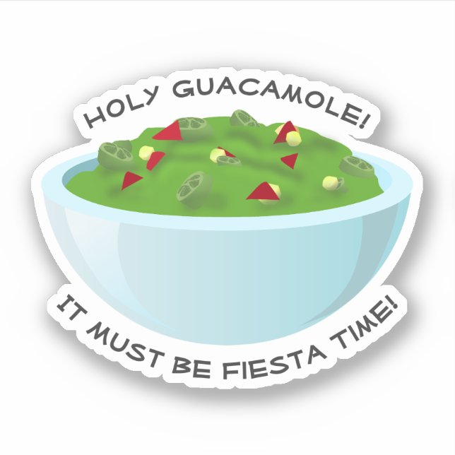 Sticker Bowl of Guacamole (Devant)