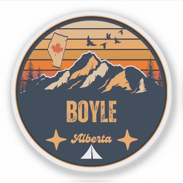 Sticker Boyle, Alberta (Devant)